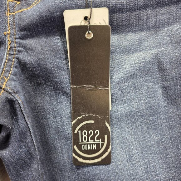 1822 Denim Bermuda Shorts Womens 6 Blue Vintage Stretch Classic Mid Rise Jeans - Picture 6 of 14